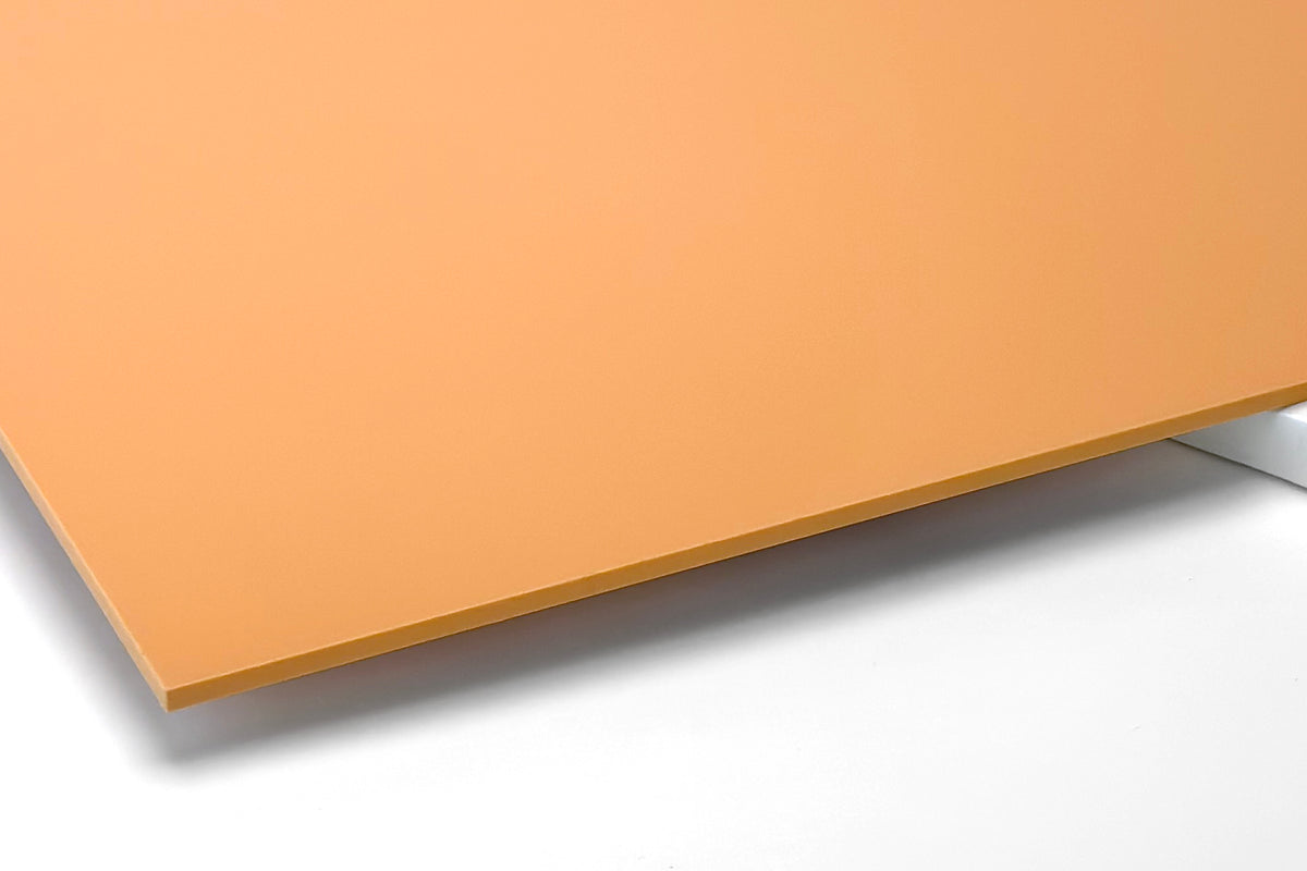 Fizzy Orange Acrylic with laser cutting & Printing - 600x400mm