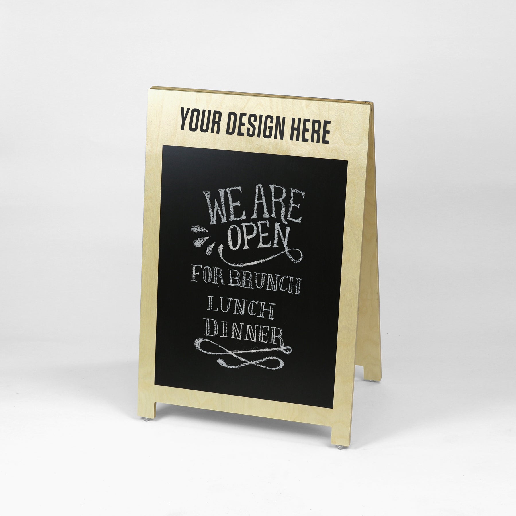 A-Stand - Blackboard - Birch
