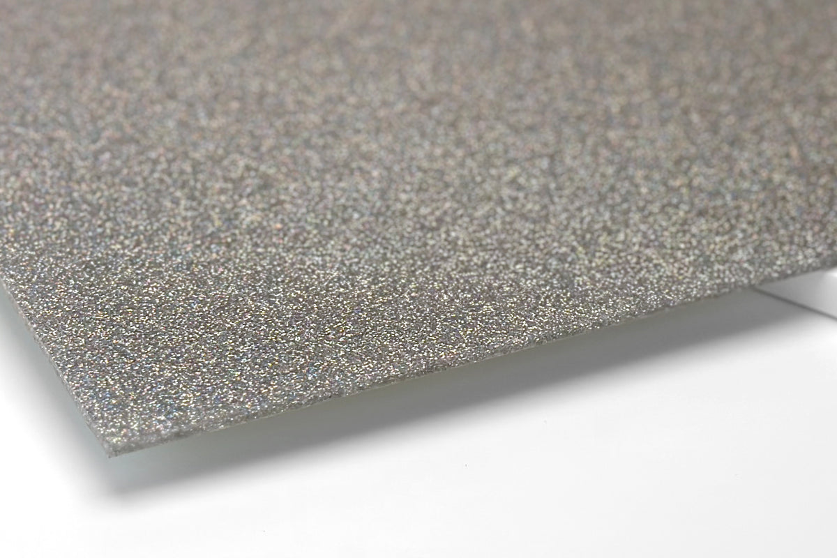 Glitter Holographic Acrylic with laser cutting only - 600x400mm