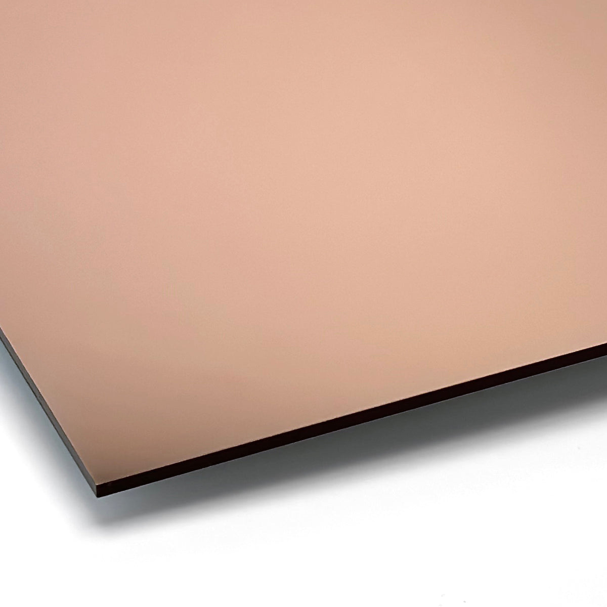 Mirror Rose Gold Acrylic with laser cutting only - 300x200mm