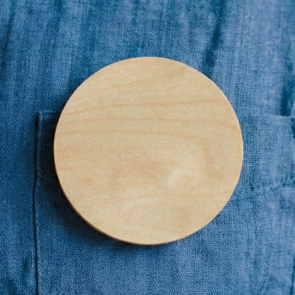 Brooch / Name tag - Circular (Beta)