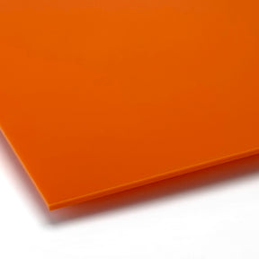 Orange Acrylic with laser cutting only - 300x200mm