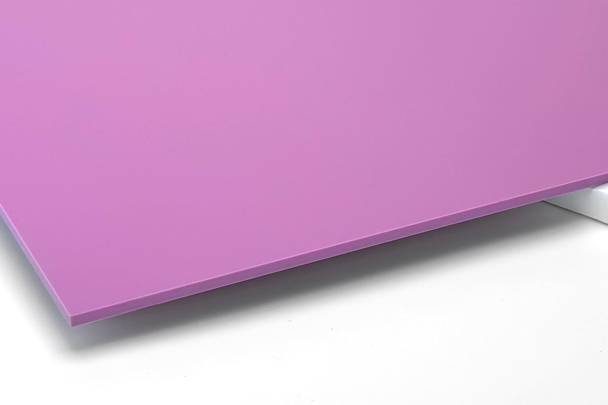 Bubble gum pink -akryyli, laserleikkuulla ja painatuksella - 600x400mm
