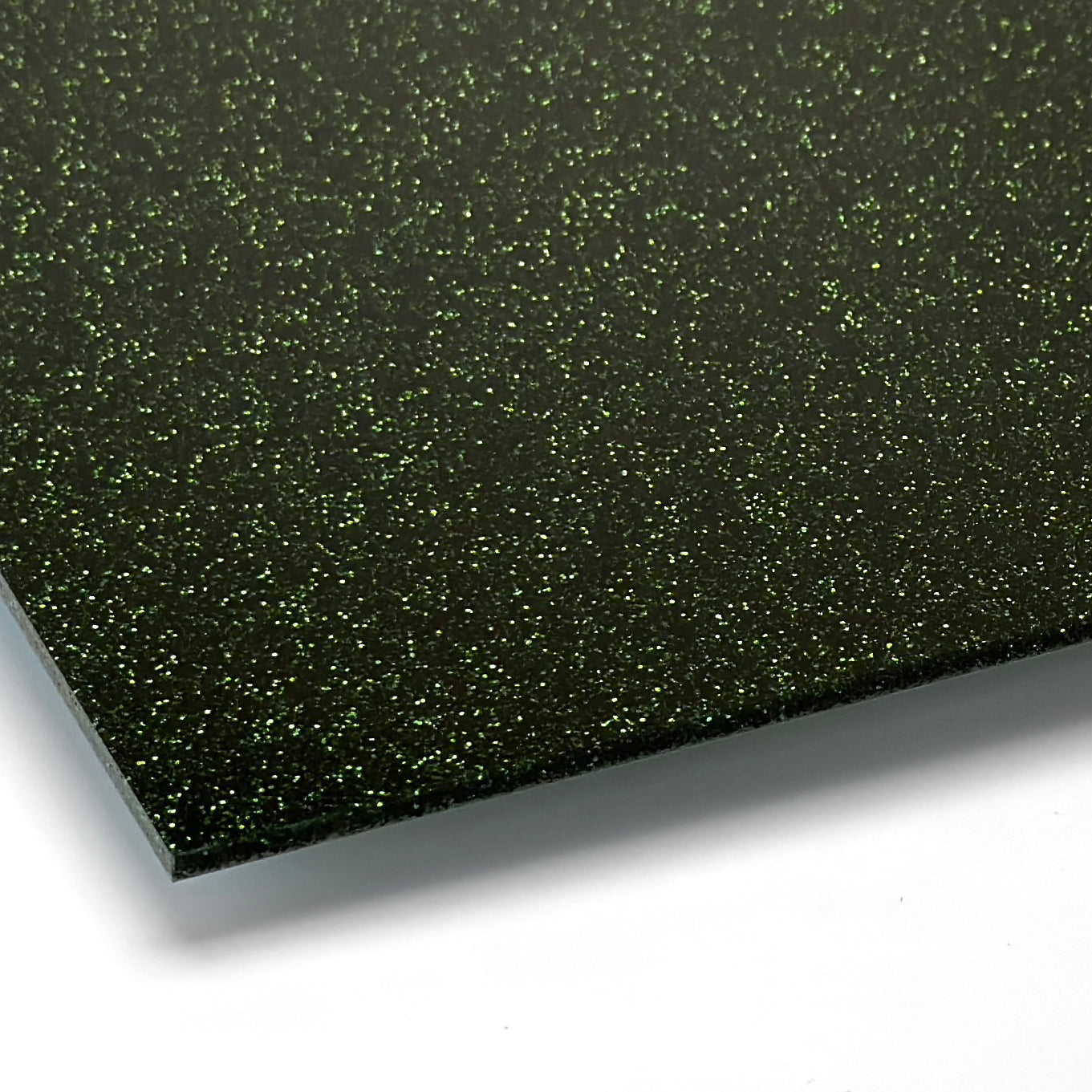Glitter Forest Green Acrylic with laser cutting & printing - 600x400mm