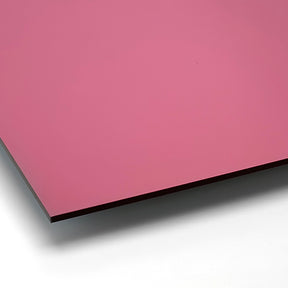 Mirror Pink Acrylic with laser cutting & printing - 300x200mm