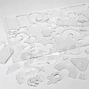 Transparent Acrylic with laser cutting only - 600x400mm